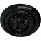 Ekena Millwork Saverne Ceiling Medallion, Hand-Painted Black Pearl, 18 1/2"W x 13 1/2"H x 1 7/8"P CM18SABPS - alternate 2